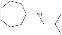 N-(2-methylpropyl)cycloheptanamine Struktur