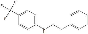 N-(2-phenylethyl)-4-(trifluoromethyl)aniline Struktur