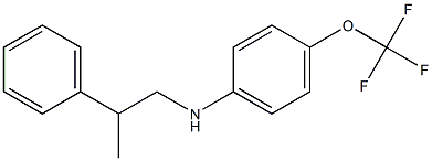 N-(2-phenylpropyl)-4-(trifluoromethoxy)aniline Struktur