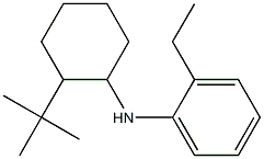 N-(2-tert-butylcyclohexyl)-2-ethylaniline Struktur