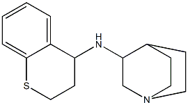 N-(3,4-dihydro-2H-1-benzothiopyran-4-yl)-1-azabicyclo[2.2.2]octan-3-amine Struktur