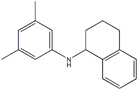 N-(3,5-dimethylphenyl)-1,2,3,4-tetrahydronaphthalen-1-amine Struktur