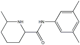 N-(3,5-dimethylphenyl)-6-methylpiperidine-2-carboxamide Struktur