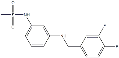 N-(3-{[(3,4-difluorophenyl)methyl]amino}phenyl)methanesulfonamide Struktur