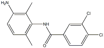 N-(3-amino-2,6-dimethylphenyl)-3,4-dichlorobenzamide Struktur