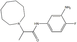 N-(3-amino-4-fluorophenyl)-2-(azocan-1-yl)propanamide Struktur