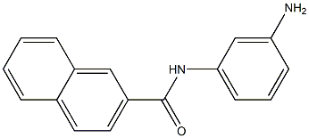 N-(3-aminophenyl)-2-naphthamide Struktur