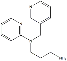 N-(3-aminopropyl)-N-(pyridin-3-ylmethyl)pyridin-2-amine Struktur