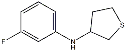 N-(3-fluorophenyl)thiolan-3-amine Struktur