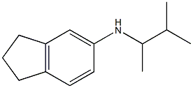 N-(3-methylbutan-2-yl)-2,3-dihydro-1H-inden-5-amine Struktur