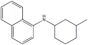 N-(3-methylcyclohexyl)naphthalen-1-amine Struktur