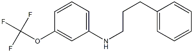 N-(3-phenylpropyl)-3-(trifluoromethoxy)aniline Struktur