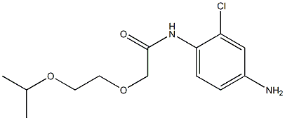 N-(4-amino-2-chlorophenyl)-2-[2-(propan-2-yloxy)ethoxy]acetamide Struktur