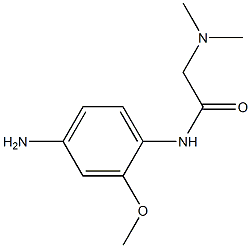 N-(4-amino-2-methoxyphenyl)-2-(dimethylamino)acetamide Struktur