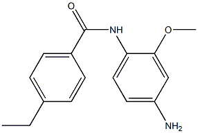 N-(4-amino-2-methoxyphenyl)-4-ethylbenzamide Struktur