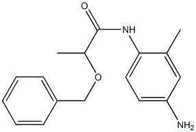 N-(4-amino-2-methylphenyl)-2-(benzyloxy)propanamide Struktur