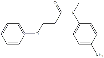 N-(4-aminophenyl)-N-methyl-3-phenoxypropanamide Struktur