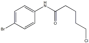 N-(4-bromophenyl)-5-chloropentanamide Struktur