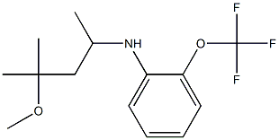 N-(4-methoxy-4-methylpentan-2-yl)-2-(trifluoromethoxy)aniline Struktur