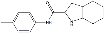 N-(4-methylphenyl)octahydro-1H-indole-2-carboxamide Struktur