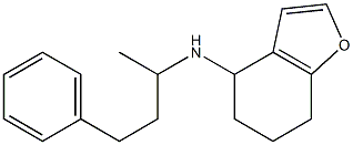 N-(4-phenylbutan-2-yl)-4,5,6,7-tetrahydro-1-benzofuran-4-amine Struktur