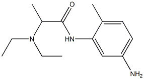 N-(5-amino-2-methylphenyl)-2-(diethylamino)propanamide Struktur