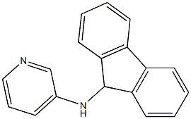 N-(9H-fluoren-9-yl)pyridin-3-amine Struktur