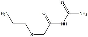 N-(aminocarbonyl)-2-[(2-aminoethyl)thio]acetamide Struktur