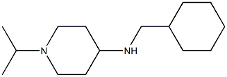 N-(cyclohexylmethyl)-1-(propan-2-yl)piperidin-4-amine Struktur