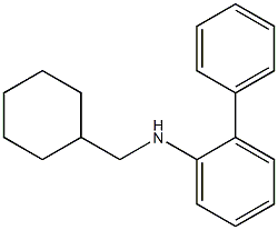 N-(cyclohexylmethyl)-2-phenylaniline Struktur