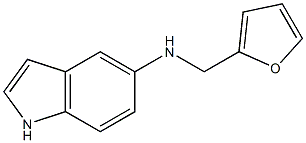 N-(furan-2-ylmethyl)-1H-indol-5-amine Struktur