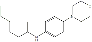 N-(heptan-2-yl)-4-(morpholin-4-yl)aniline Struktur