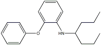 N-(heptan-4-yl)-2-phenoxyaniline Struktur