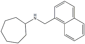 N-(naphthalen-1-ylmethyl)cycloheptanamine Struktur