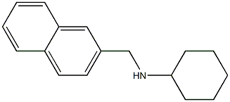 N-(naphthalen-2-ylmethyl)cyclohexanamine Struktur