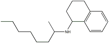 N-(octan-2-yl)-1,2,3,4-tetrahydronaphthalen-1-amine Struktur