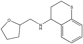 N-(oxolan-2-ylmethyl)-3,4-dihydro-2H-1-benzothiopyran-4-amine Struktur