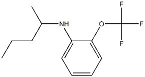 N-(pentan-2-yl)-2-(trifluoromethoxy)aniline Struktur