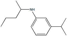 N-(pentan-2-yl)-3-(propan-2-yl)aniline Struktur