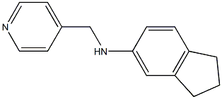 N-(pyridin-4-ylmethyl)-2,3-dihydro-1H-inden-5-amine Struktur