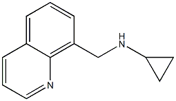 N-(quinolin-8-ylmethyl)cyclopropanamine Struktur