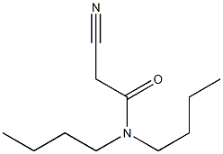 N,N-dibutyl-2-cyanoacetamide Struktur