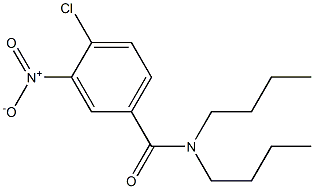 N,N-dibutyl-4-chloro-3-nitrobenzamide Struktur