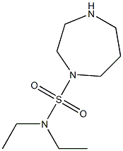 N,N-diethyl-1,4-diazepane-1-sulfonamide Struktur