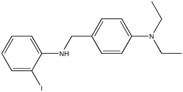 N,N-diethyl-4-{[(2-iodophenyl)amino]methyl}aniline Struktur