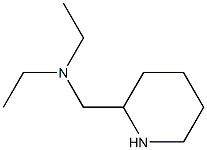 N,N-diethyl-N-(piperidin-2-ylmethyl)amine Struktur