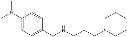 N,N-dimethyl-4-({[3-(piperidin-1-yl)propyl]amino}methyl)aniline Struktur