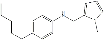 N-[(1-methyl-1H-pyrrol-2-yl)methyl]-4-pentylaniline Struktur