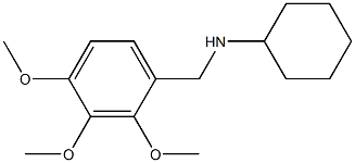 N-[(2,3,4-trimethoxyphenyl)methyl]cyclohexanamine Struktur