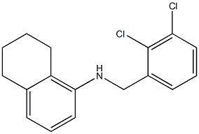 N-[(2,3-dichlorophenyl)methyl]-5,6,7,8-tetrahydronaphthalen-1-amine Struktur